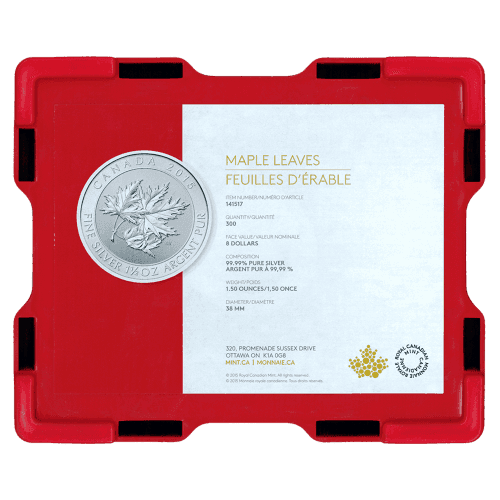 1 oz 2019 Canadian Maple Leaf Phonograph Privy Reverse Proof Silver Coin | Royal Canadian Mint