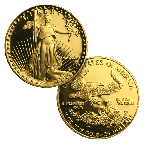 Set of 2 x Random Year American Eagle Proof Gold Coins | United States Mint