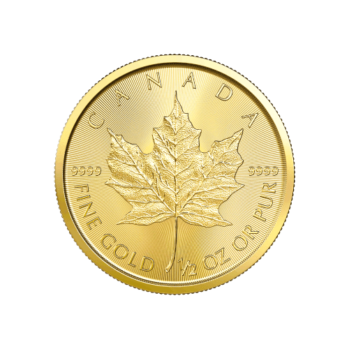 1/2 oz 2021 Canadian Maple Leaf Gold Coin