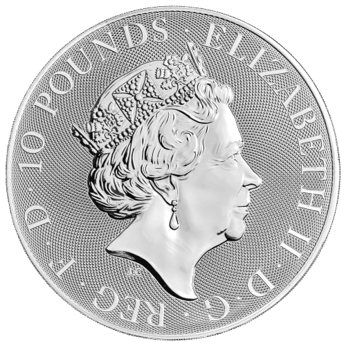 10 oz 2021 Britannia Silver Coin | The Royal Mint