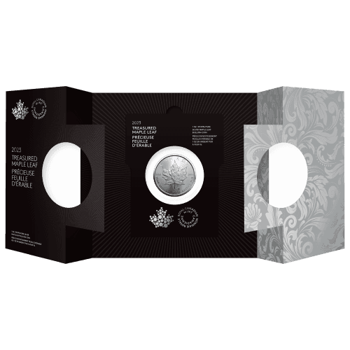1 oz 2023 Treasured Canadian Maple Leaf Silver Coin | Royal Canadian Mint