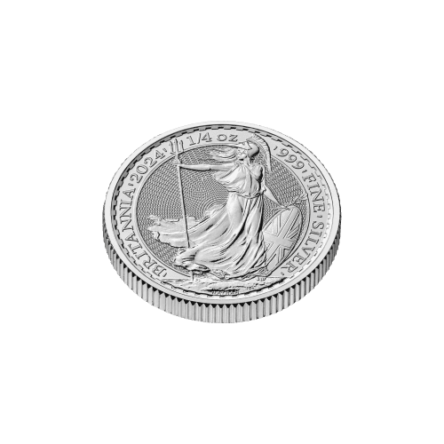 1/4 oz 2024 Britannia Silver Coin | The Royal Mint