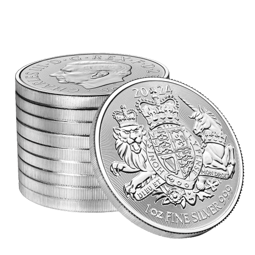 1 oz 2024 Royal Arms Silver Coin | The Royal Mint