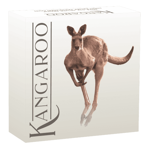 1 oz 2024 Australian Kangaroo High Relief Colourized Proof Silver Coin | Perth Mint