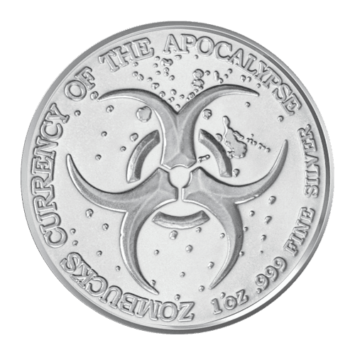 1 oz Zombucks World: Mortuga Silver Round | Sunshine Minting