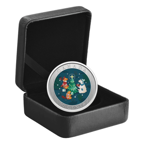 50 Cent 2024 Trimming The Holiday Tree Lenticular Coin | Royal Canadian Mint