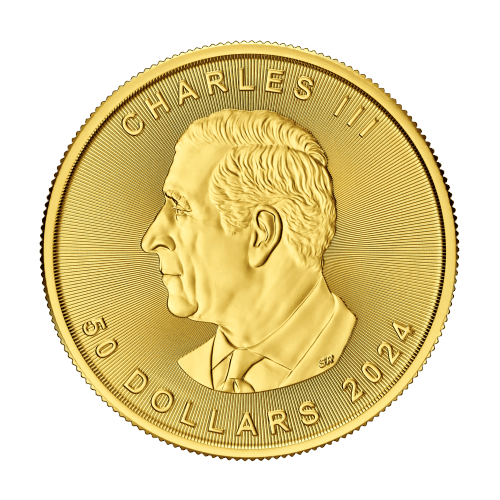 1 oz 2024 Canadian Maple Leaf: Single-Sourced Agnico Eagle Detour Lake Gold Coin | Royal Canadian Mint