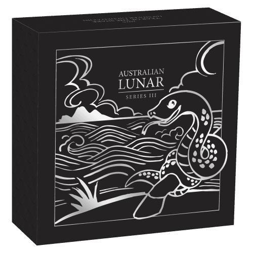 1 oz 2025 Lunar Year of the Snake Gilded Silver Coin | Perth Mint