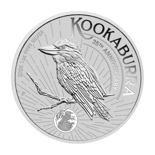 1 oz 2025 Australian Kookaburra 35th Anniversary Silver Coin | Perth Mint