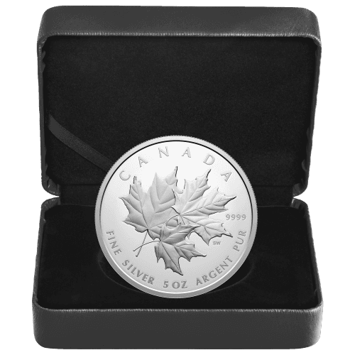 5 oz 2025 Triple Maple Leaf Proof Silver Coin | Royal Canadian Mint