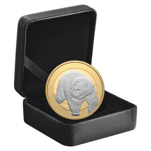 1 oz 2025 Animal Portraits: Polar Bear Proof Silver Coin | Royal Canadian Mint