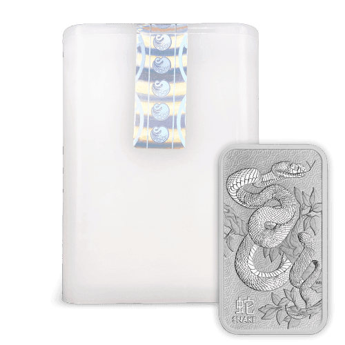 1 oz 2025 Lunar Year of the Snake Silver Bar | Perth Mint