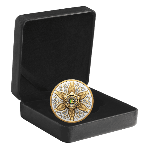 2025 Dancing Ammolite Elements of Nature: Earth Silver Coin | Royal Canadian Mint