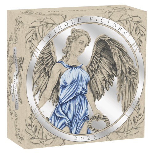 1 oz 2025 80th Anniversary of the End of World War II: Winged Victory Proof Silver Coin | Perth Mint