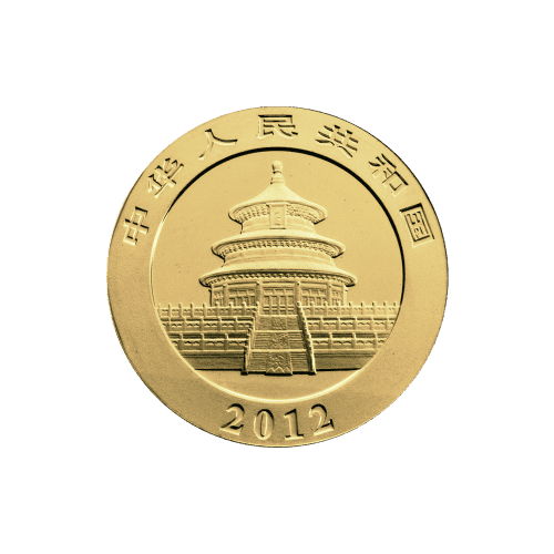 1/4 oz 2012 Chinese Panda Gold Coin