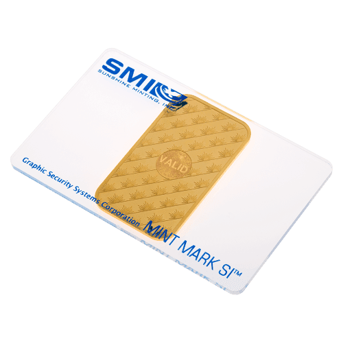 1 oz Gold Bar | Sunshine Minting