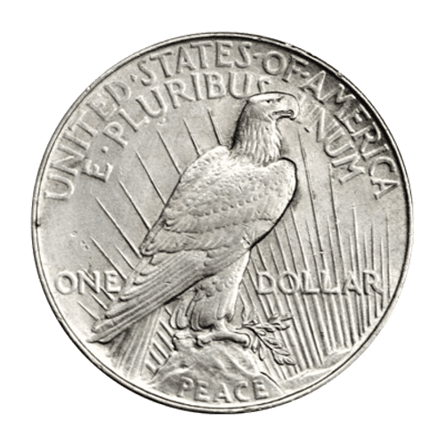 Random Year Peace Silver Dollar VG+ Silver Coin | United States Mint