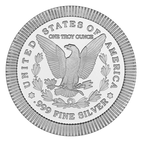 1 oz Morgan Stackable Silver Round | Silvertowne Mint