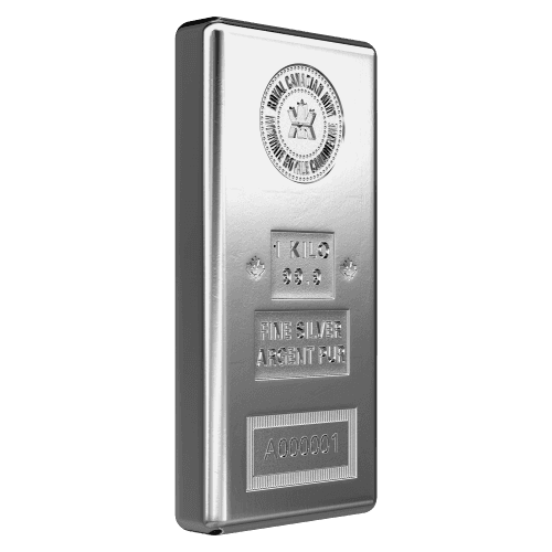 1 kilo Silver Bar | Royal Canadian Mint