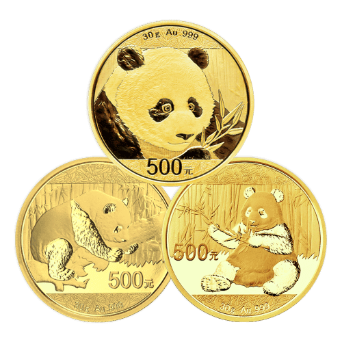30 gram Random Year Chinese Panda Gold Coin | Chinese Mint