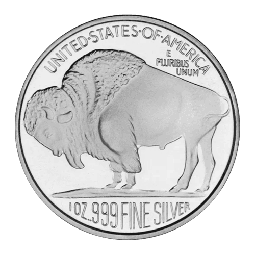 1 oz Buffalo Silver Round | Silvertowne Mint