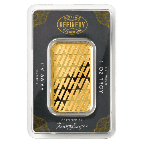 1 oz Gold Bar | Asahi Refining