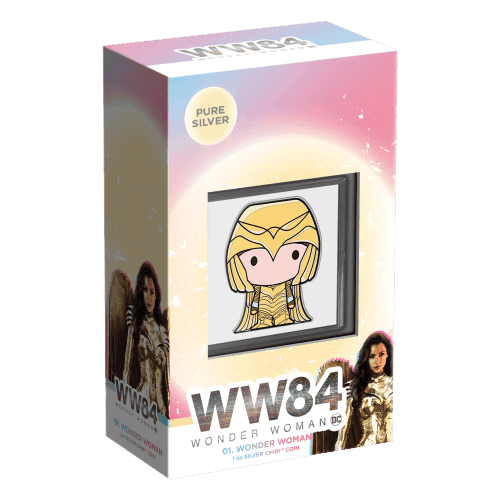 1 oz 2021 Chibi DC Comics: Wonder Woman 1984 Silver Coin | Agoro by New Zealand Mint