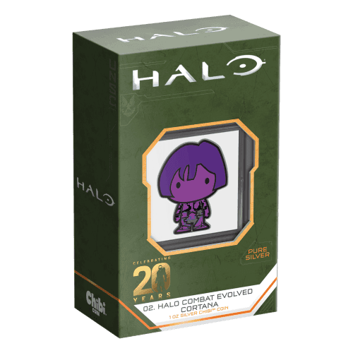 1 oz 2021 Chibi Halo: Cortana Silver Coin | Agoro by New Zealand Mint