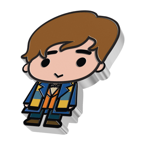 1 oz 2021 Chibi Fantastic Beasts: Newt Scamander Silver Coin | Agoro by New Zealand Mint