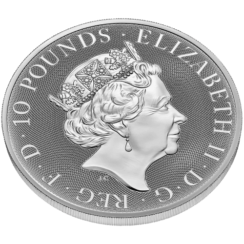 10 oz 2023 Tudor Beasts: The Yale of Beaufort Silver Coin | The Royal Mint