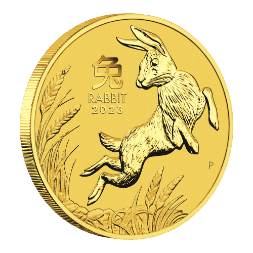1 oz 2023 Australian Lunar Series III: Year of the Rabbit Gold Coin | Perth Mint