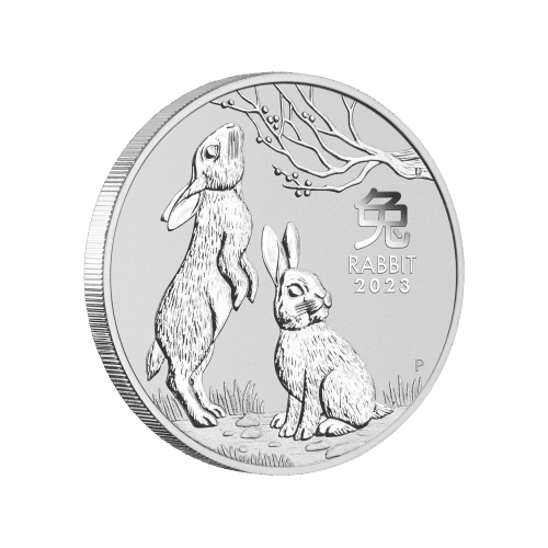 1/2 oz 2023 Australian Lunar Series III: Year of the Rabbit Silver Coin | Perth Mint