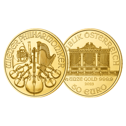 1/2 oz 2023 Austrian Philharmonic Gold Coin | Austrian Mint