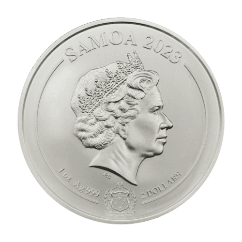 1 oz 2023 Four Guardians: White Tiger Silver Coin | Samoa