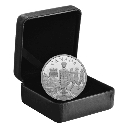 1 oz 2023 Commemorating Black History: No. 2 Construction Battalion Silver Coin | Royal Canadian Mint