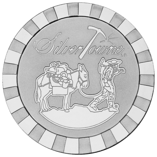 5 oz Prospector Stackable Silver Round | Silvertowne Mint