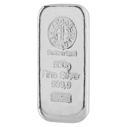 500 gram Silver Bar | Argor-Heraeus