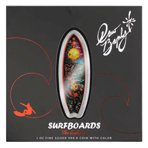 1 oz 2023 The Enforcer Surfboard Silver Coin | PAMP Suisse