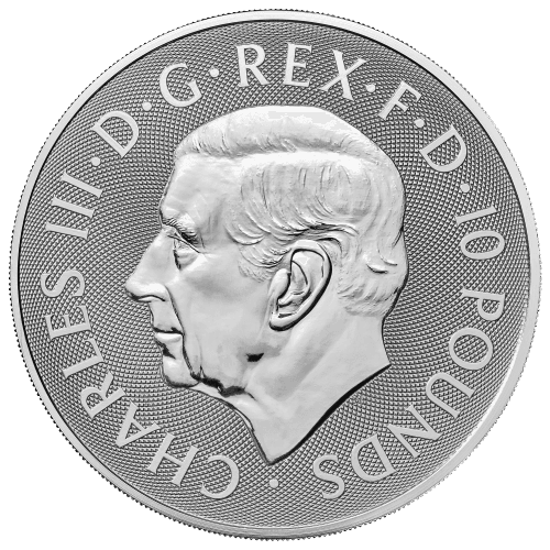 10 oz 2023 Tudor Beasts: The Black Bull of Clarence Silver Coin | The Royal Mint