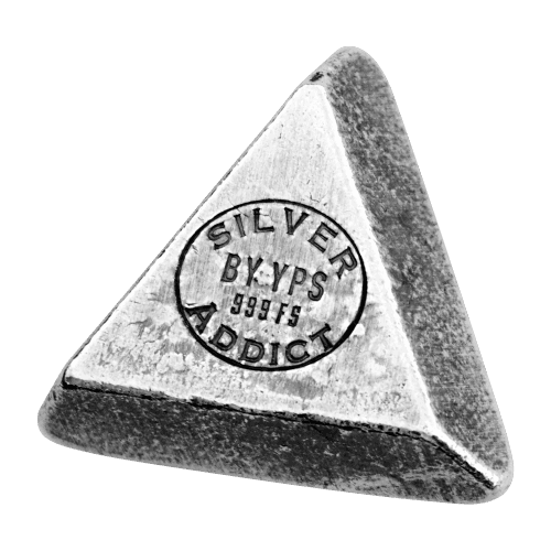 2 oz 2023 Silver Addict Wedge | Yeager's Poured Silver