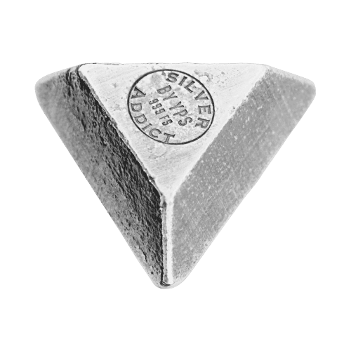 4 oz 2023 Silver Addict Truncated Wedge | Yeager's Poured Silver