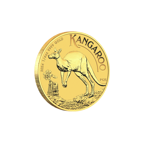1/4 oz 2024 Australian Kangaroo Gold Coin | Perth Mint