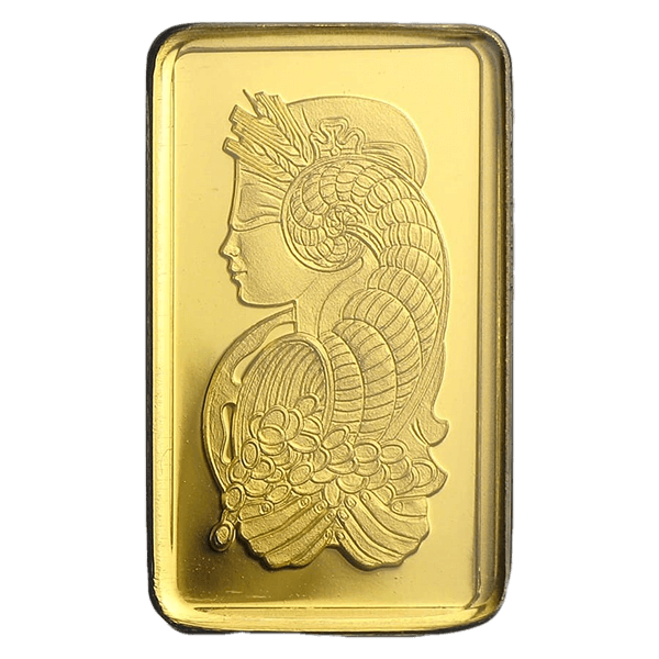 1 g PAMP Suisse Gold Lady Fortuna Series Bar