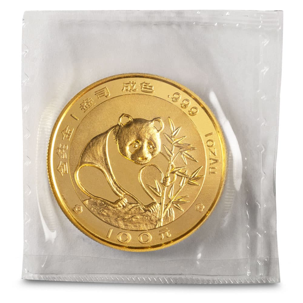 1 oz Chinese Gold Panda Coin (Random Year, Sealed)