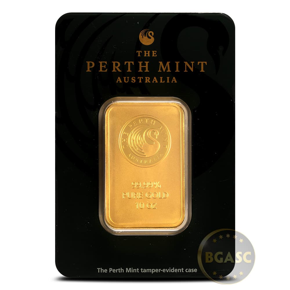 10 oz Perth Mint Gold Bar (New w/ Assay)