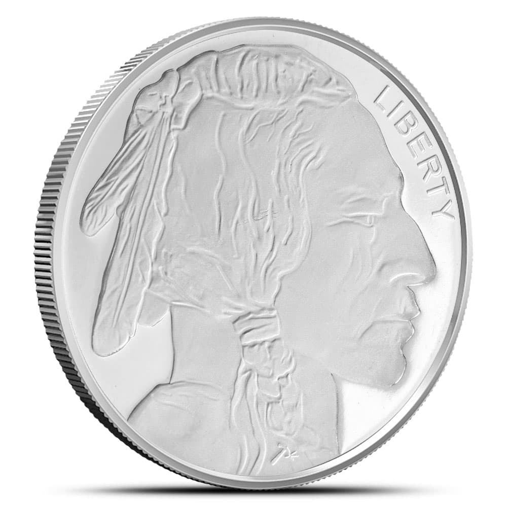1 oz SilverTowne Buffalo Silver Round (New)
