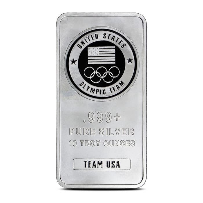 10 oz Team USA Silver Bar (New)