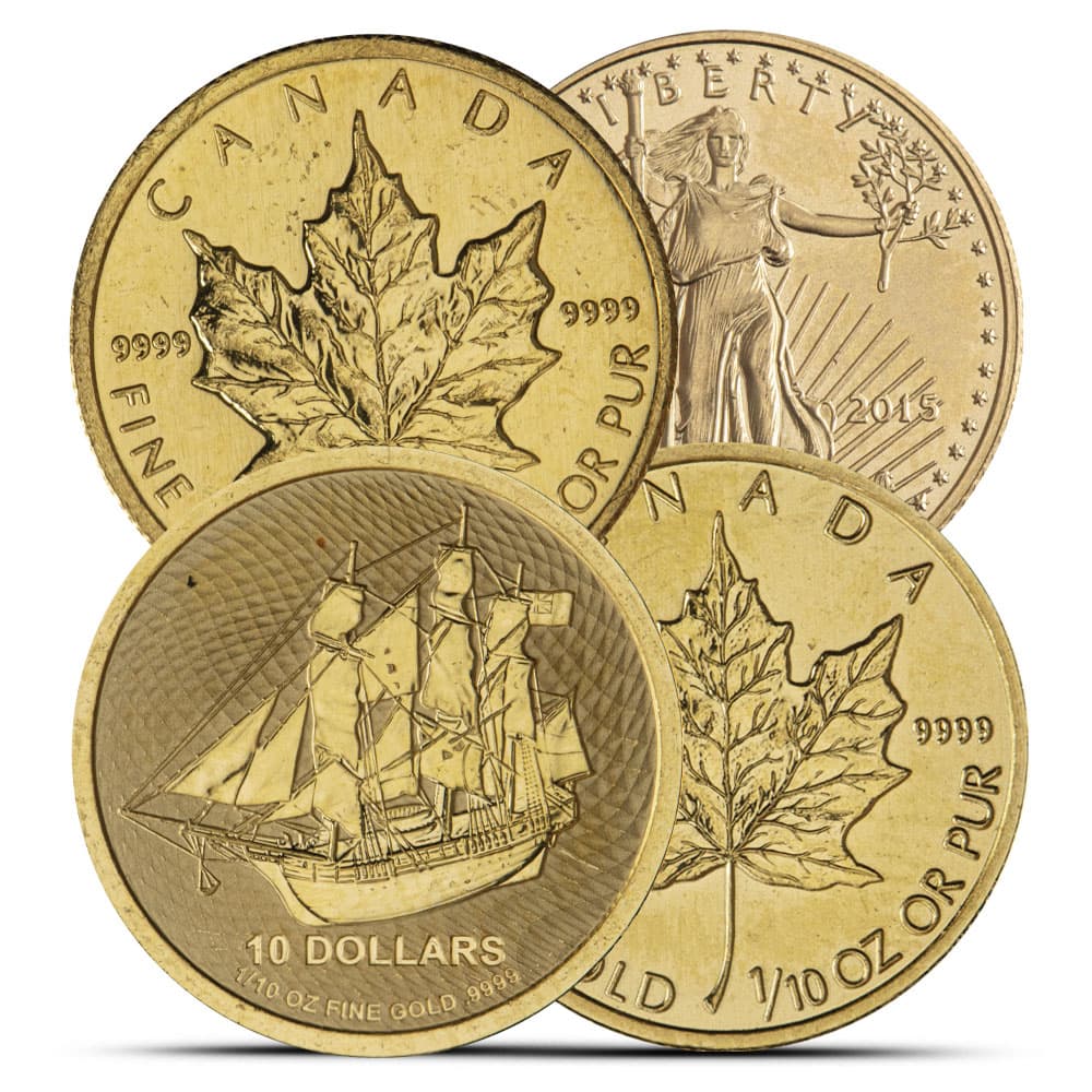 1/10 oz Gold Coin (Random Year, Varied Condition, Any Mint)