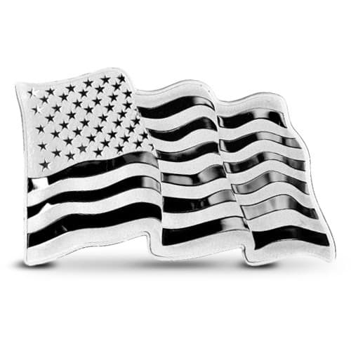 1 oz Sunshine American Flag Silver Bar (New)