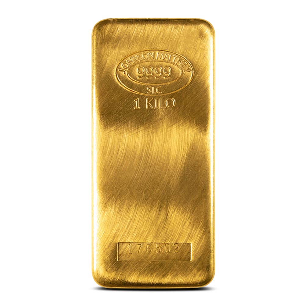 1 Kilo Johnson Matthey Gold Bar (Varied Designs/Varied Condition)